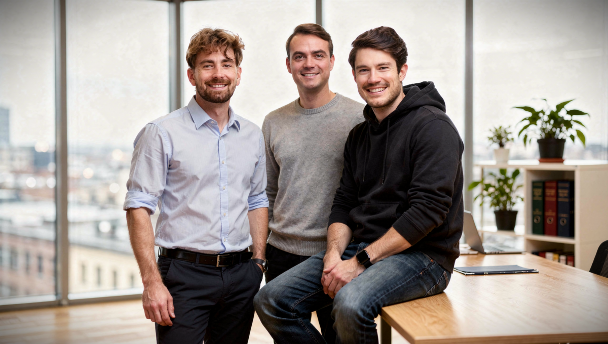 Michael, André und Sven — das SignGuard Gründerteam