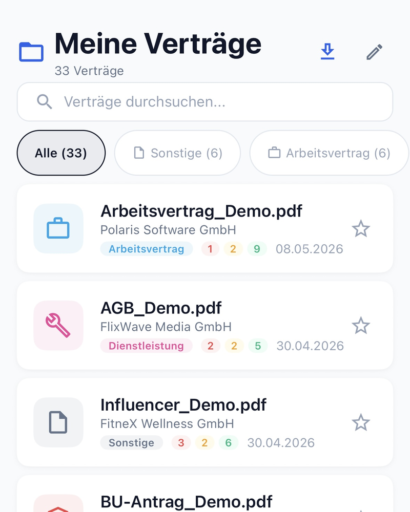 Vertragsmanager